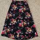 EXPRESS Floral Button Down Midi Skirt XS Photo 1