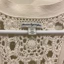 American Eagle  Cream crochet vest size medium Photo 1