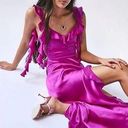 Amanda Uprichard Pink Sonnet Silk Gown Photo 2