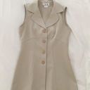 I.S.B. Inc Vintage 90s Suit Vest Size 7 Tan Photo 4