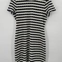 Madewell NWT Texture & Thread by  Striped Velour T Shirt Dress Size‎ Small Photo 0