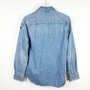 Zadig & Voltaire NWT  This Denim Patch Button Down Top S Blue Photo 2