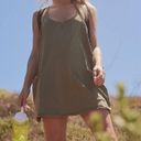 Free People NEW! $60  Movement HOT SHOT Mini Dress Romper WILLOW Army Green SMALL Photo 1