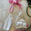 White Triangle Bikini Top Size XS Photo 2