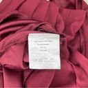 Lush Clothing Lush Burgundy Chiffon Sleeveless Pleated Blouson Mini Skater Dress Medium Photo 8