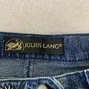 American Vintage Rare Vintage Julius Lang Women’s Jeans Embroidered Sz 28x26 Small Buttons Floral Photo 4