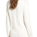 Rachel Parcell  White Cable Knit crew neck sweater Photo 1