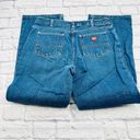 Dickies  Relaxed Fit Flannel Lined Jeans Women's Size 12 Regular Blue High Rise Photo 10