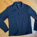 The Kooples  Black Leopard Button-Down Shirt Size Medium Photo 6