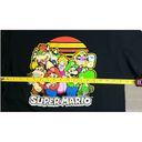 Nintendo Super Mario  Characters Black T-Shirt Short Sleeve Photo 5