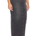 Good American NWT  Maxi Denim Skirt in Black Sz 8 Photo 4