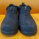 L.L.Bean  Women's Bethel Black Suede Waterproof Insulated Mocs Slip On Booties Photo 0