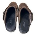 L.L.Bean  Womens Leather Mules Clog sz UK 40 Photo 3