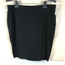 Bar III  Solid Black Ribbed-Knit Stretchy Pencil Skirt NWT Size XXL Photo 5