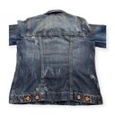 Route 66 DISTRESSED Jean Jacket Copper Logo Buttons Elbow Patch Medium Wash. SM Photo 8