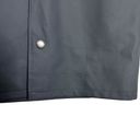 Stutterheim Mosebacke Raincoat Black (Dark Grey) Button Front Hooded Size XXS Photo 3