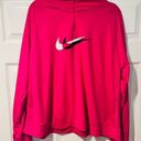 Nike  Women's Pink Dri Fit Long Sleeve Quarter Zip Pull Over Athletic Top XXL Photo 0