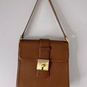 Donna Karan 𝅺DKNY Brown Leather Shoulder Bag Photo 0