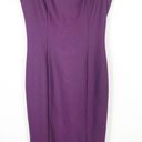 Cinq à Sept Cinq A Sept Ela Purple Ponte Midi Dress Size 2 Sleeveless Sheath Photo 8