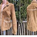 The Territory Ahead Size L  Trimmed Leather Blazer Jacket Southwestern Photo 2