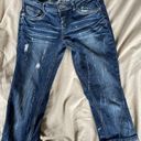 Almost Famous  Paint Splatter Crop Capri Cuffed Jeans Photo 4
