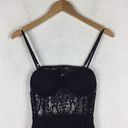 Alamour  The Label Kalea Black Lace Bustier Corset Cut Out Mini Dress Small Photo 3