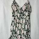 Here Comes the Sun NWT SELFIE LESLIE  FLORAL PRINT SHIRRED FITTED DRESS LARGE Photo 2