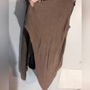 Apt. 9  brown sleeveless high low cardigan Photo 2