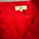 Entro  red short sleeve dress size L Photo 3