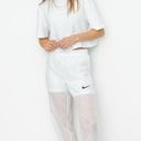 Nike NWOT  Woven TECH MESH pull on 2 in 1 shorts track Pants joggers WHITE size S Photo 1