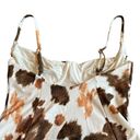 We Wore What  Danielle One Piece Cowhide Swimsuit Bathing Suit Size XS Women's Photo 7