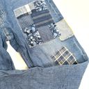 Ralph Lauren Lauren  Patchwork Straight Tapered Mid Rise Bluestone Wash Jeans 8 Photo 6