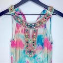 Soft Surroundings  Watercolor Beaded Maxi Dress Size XS Photo 2