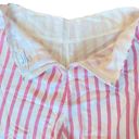 L'Academie L’Academie High Rise Adam Shorts Pink and White Stripe Photo 2