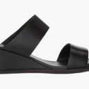 Ecco NIB -  Women's Black Shape 35 Wedge 2-Strap Slide Sandal | Sz EU 40 US 9-9.5 Photo 3