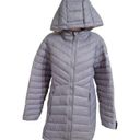 Reebok  Women's Glacier Shield Hooded Jacket Gray Large Puffy Packable Photo 1