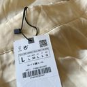 ZARA NWT  SATIN RELAX FIT JOGGERS PANT BEIGE LARGE BLOGGERS FAV POCKETS Photo 4