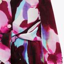 ZARA multicolor printed satin effect blazer suit jacket Photo 3