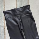 Spanx  Faux Leather Black High Rise Faux Leather Leggings Women’s Size Small Photo 7