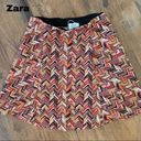 ZARA  Mini Tweed Skirt Boho Hippie Sz S Small Skater Photo 7