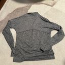 Nike Gray  Quarter Zip Long sleeve shirt SZ XS Photo 3