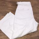 Pistola  size 27 white wide leg cotton crop pants Photo 3