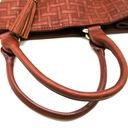 Big Buddha  Top Handle Tote Bag Basketweave Texture Brown Boho Tassel Travel Photo 7