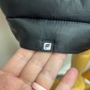 Fabletics L //  Fenway Black Gray White Windproof Zip Up Insulated Puffer Vest Photo 7