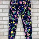 Sweaty Betty  Power 7/8 Length Multi Color Geo Print Leggings Size 6 Photo 3