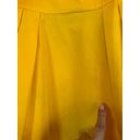 Peter Som  Collective puff sleeve Yellow Satin Dress size 10/ M Photo 6