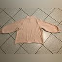 Madewell  MWL Betterterry Relaxed Turtleneck Sweater in Taupe Tan Cream Size XL Photo 10