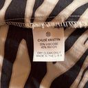 Tuckernuck  Chloe Kristyn Black Zebra Zoe Blouse Photo 6