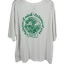 Rip Curl  Balance Of Mind Soul Dolphin Sunflower Oversize T Shirt Womens Size L Photo 0