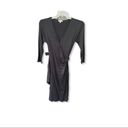 Max Studio  Wrap Dress Black Photo 6